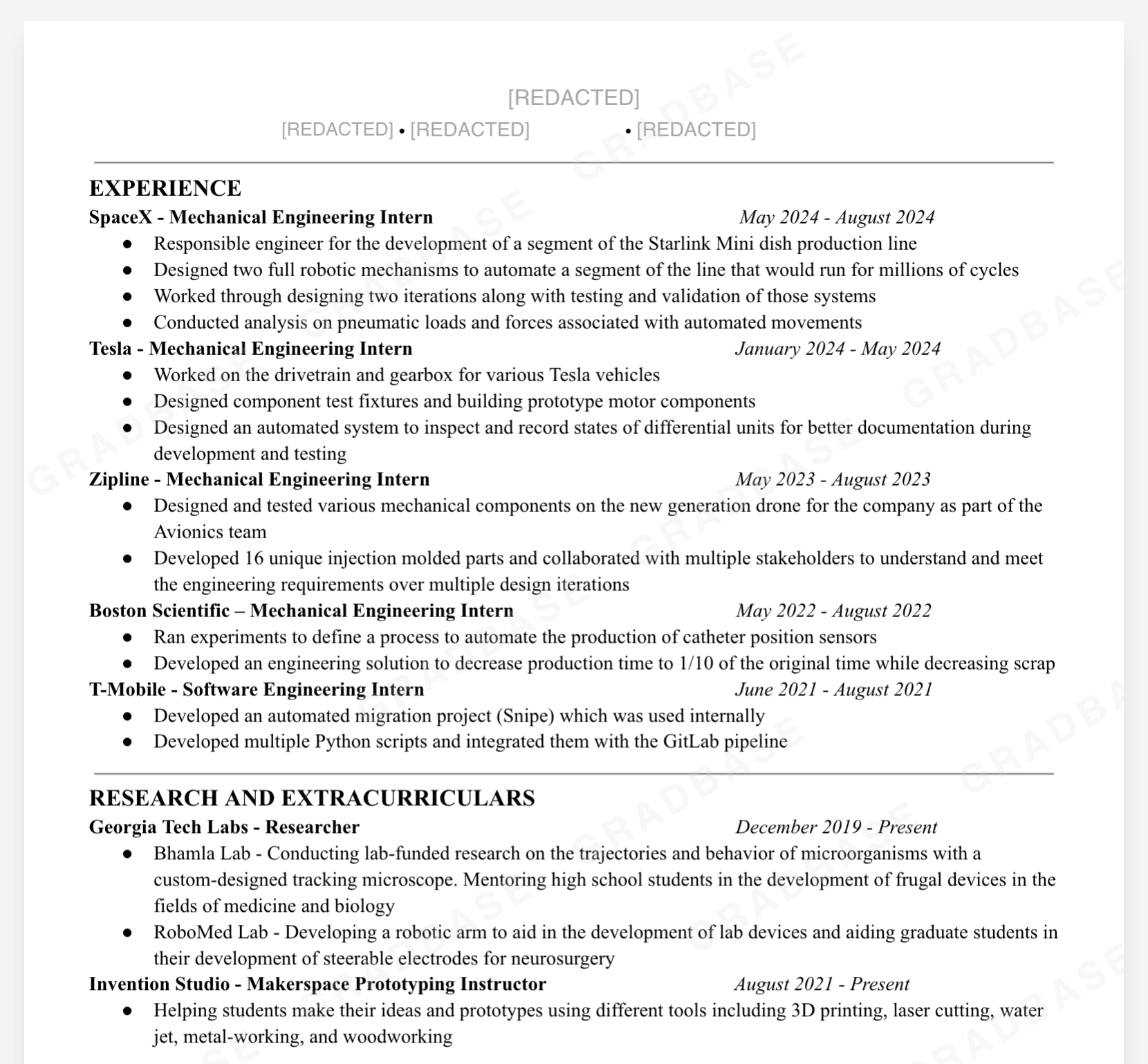 150+ Tech Resumes